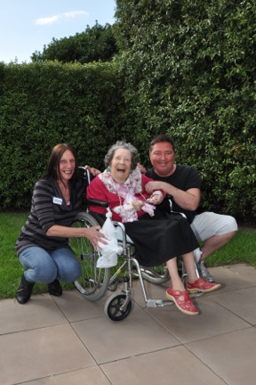Christine, Myrtle and Kevin 20/4/2013