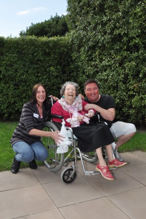 Christine, Myrtle and Kevin 20/4/2013