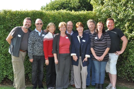 First cousins:Ken, Tony, Lorraine, Dianne, Peter, Lynne, Christine and Kevin 20/4/2013