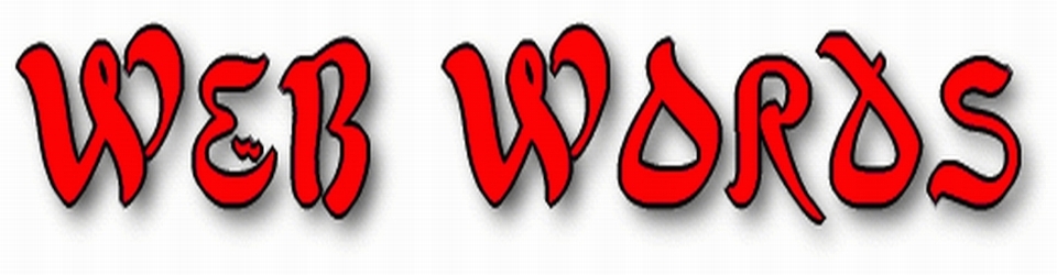 A jpg image which says Web Words